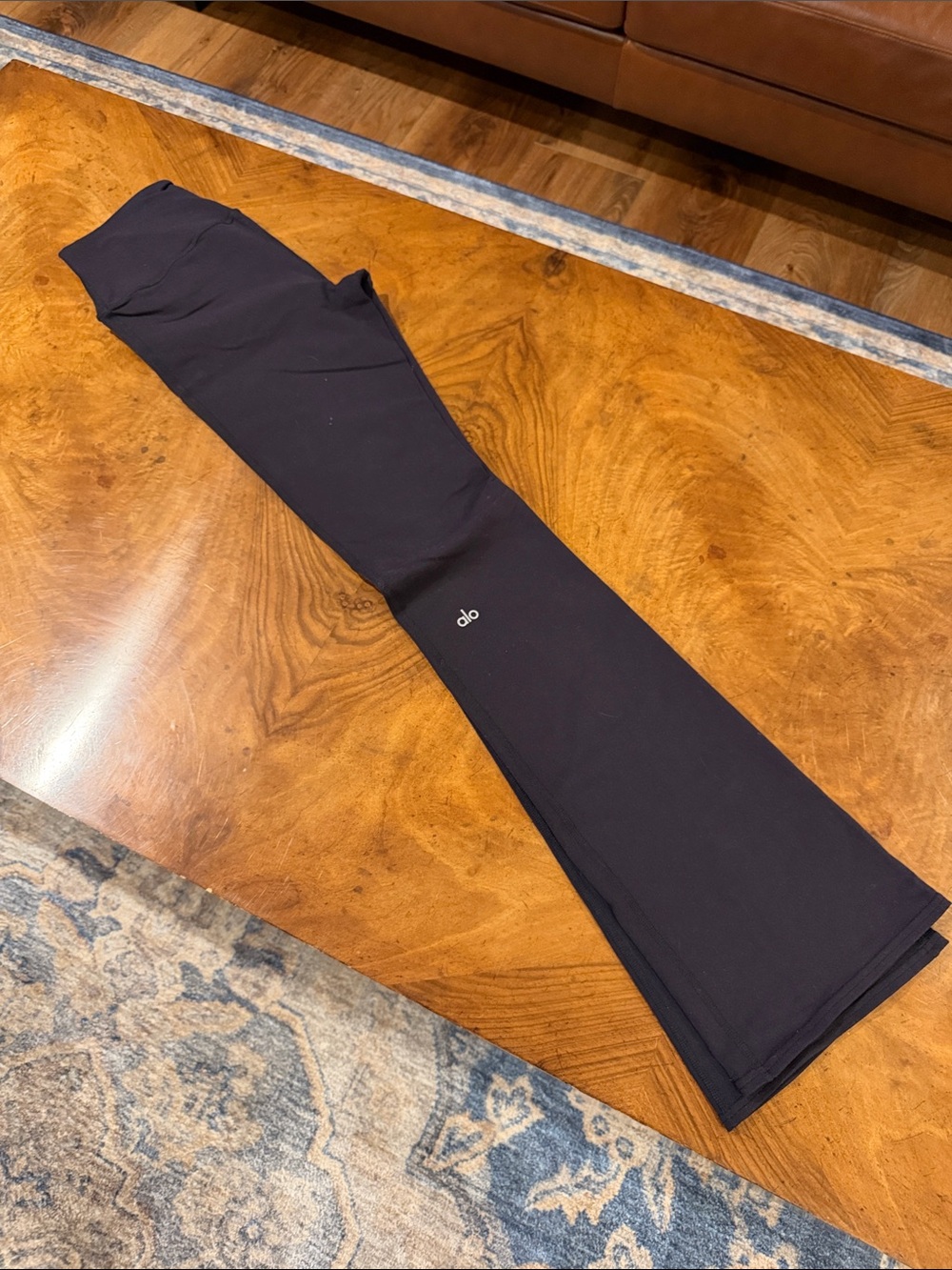 ALO Yoga Black High-Waist Flare Leggings